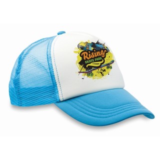 Gorra de espuma y rejilla publicitaria